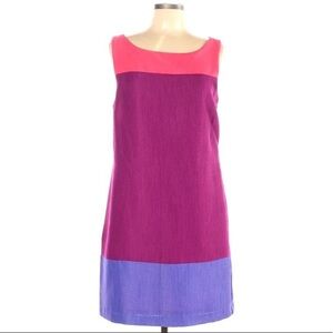 Isabel & Nina 10 purple & orange sleeveless dress